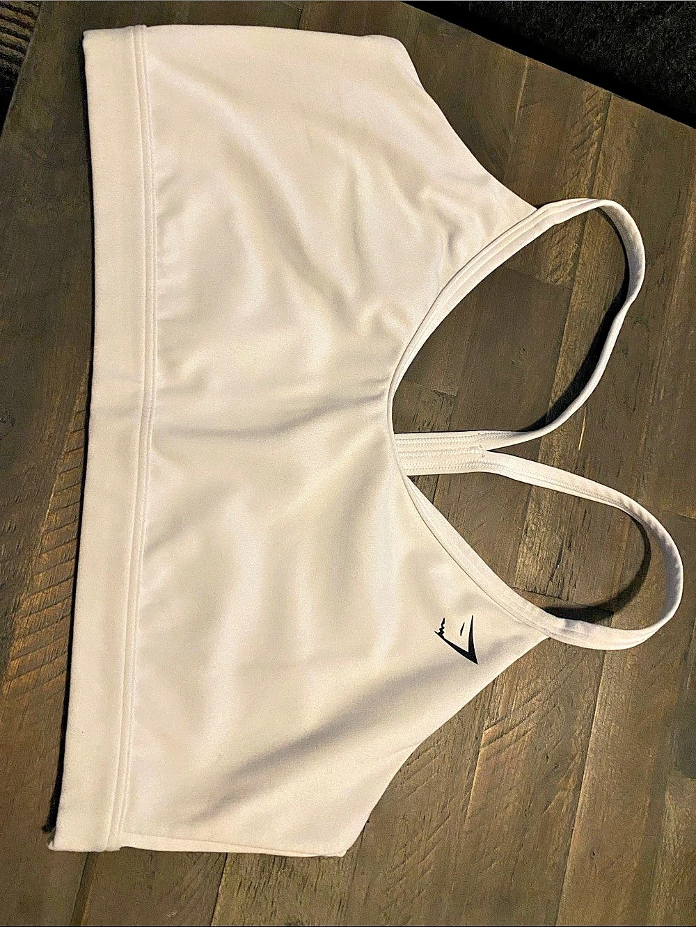 GYMSHARK White Sports Bra Size Large